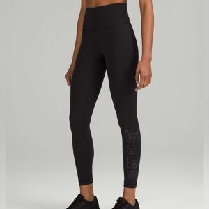 RARE Lululemon Wunder Train High-Rise Tight 25" *Motif